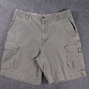Arrow Cargo Shorts Mens 33 Olive Cotton Multiple Pockets Casual Summer Outdoors